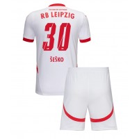 RB Leipzig Benjamin Sesko #30 Heimtrikotsatz Kinder 2024-25 Kurzarm (+ Kurze Hosen)